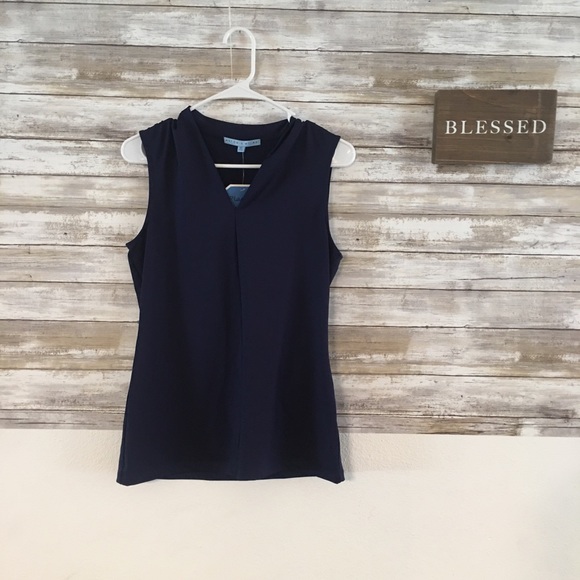 ANTONIO MELANI Tops - NWT/ classic ANTONIO MELANI navy tank